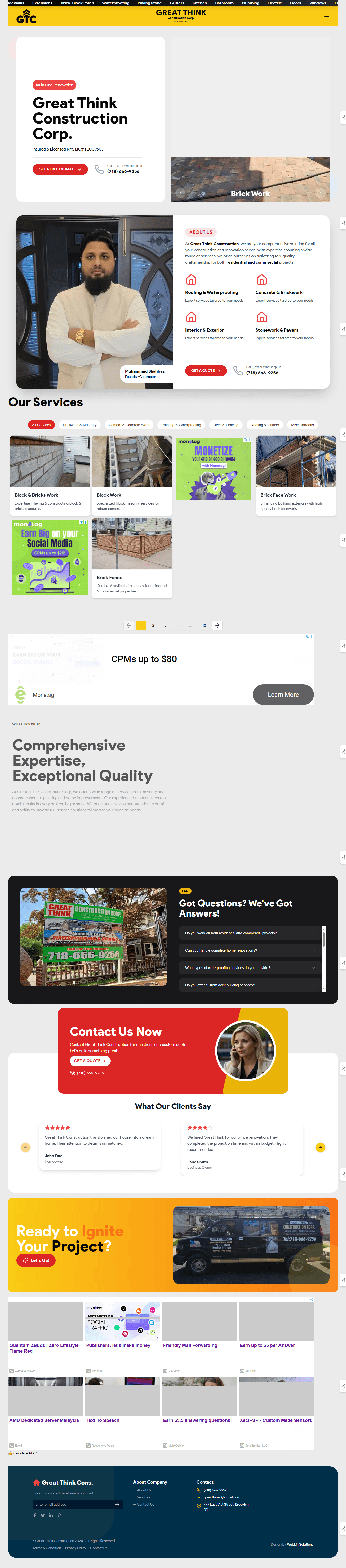 Great Think Construction