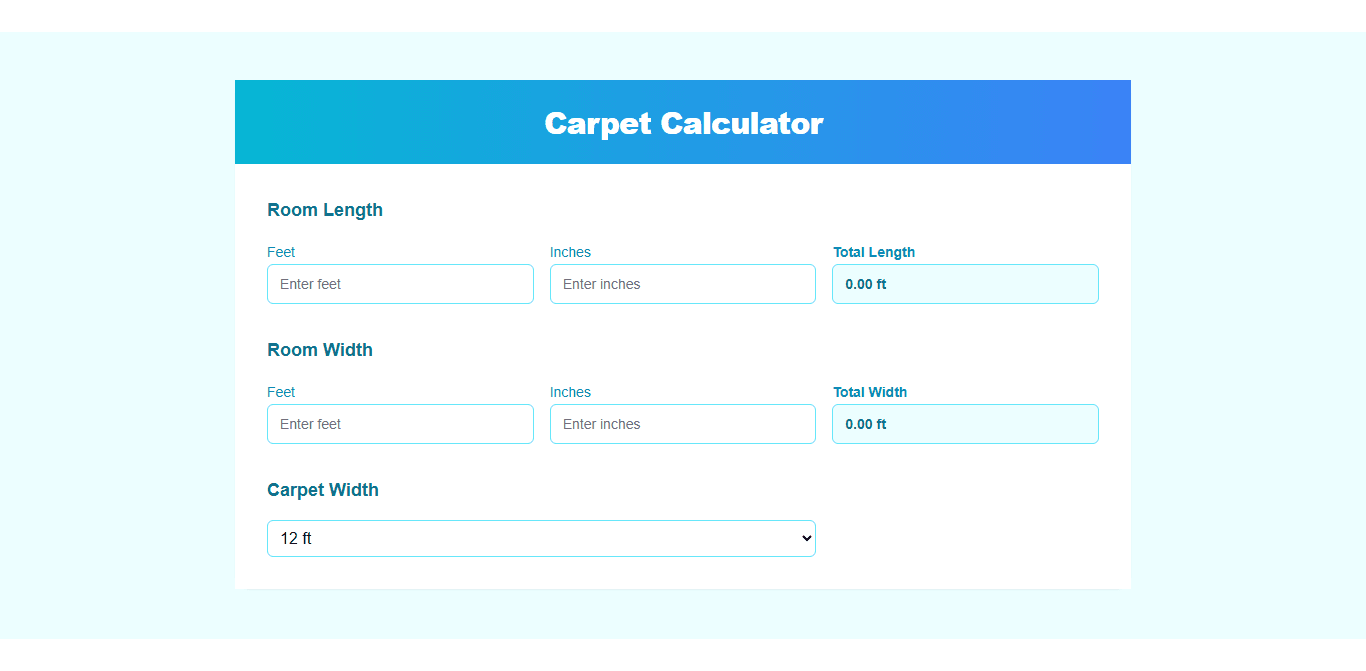 Carpet Area Calculator